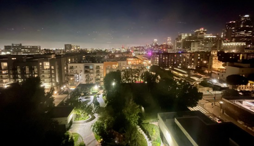 ホテルからの夜景
