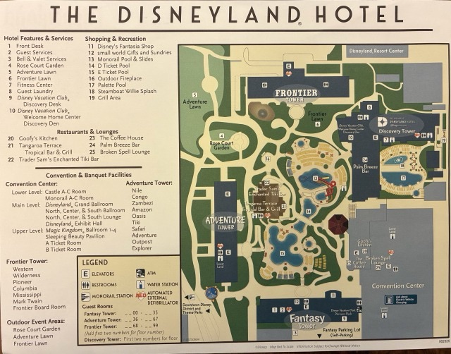 ディズニーランドホテルマップ