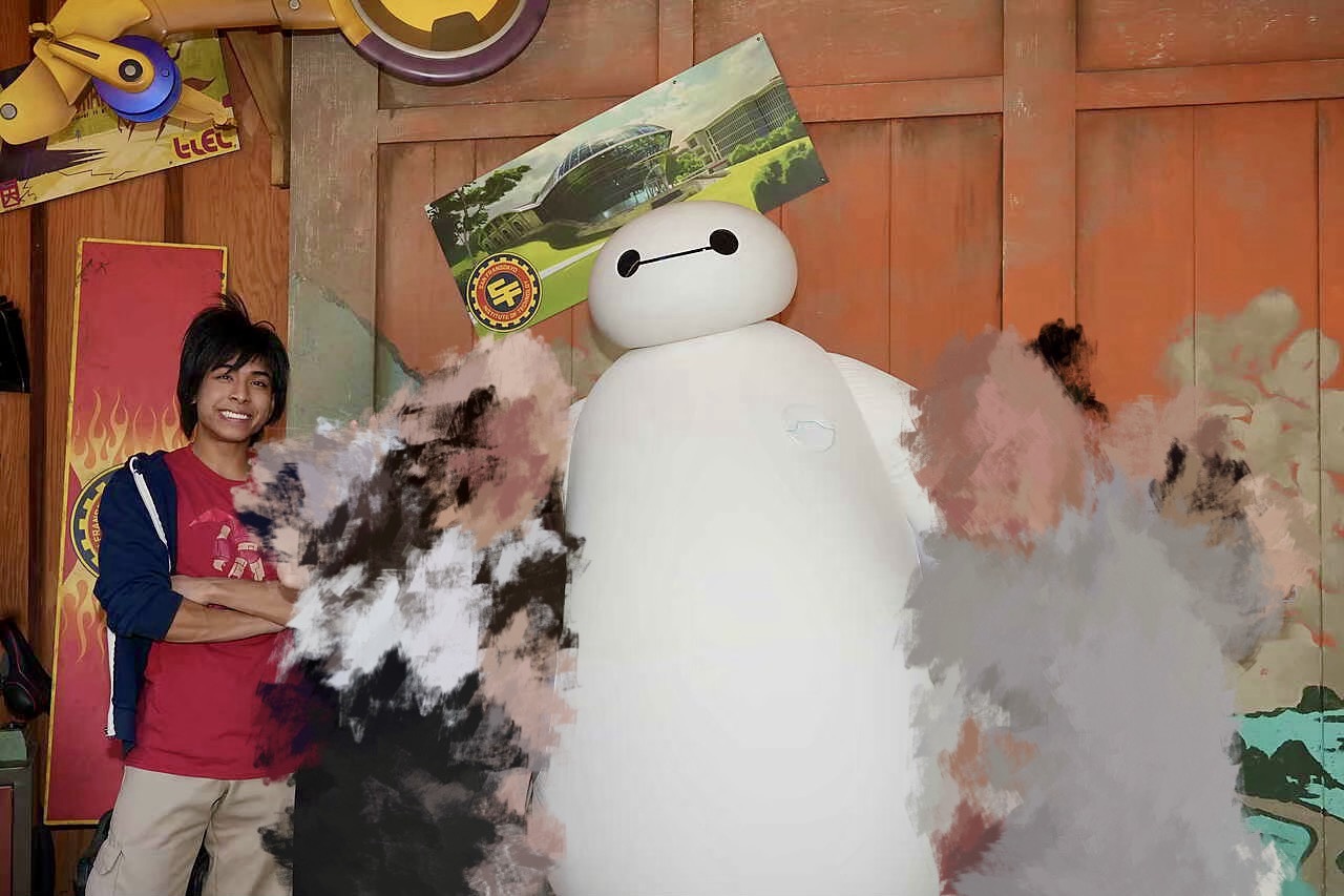 カリフォルニアアドベンチャー　ベイマックス　ヒロ