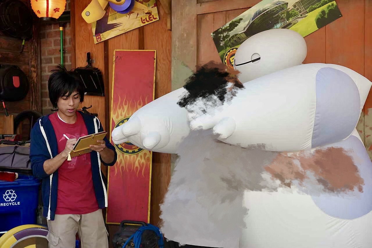 カリフォルニアアドベンチャー　ベイマックス　ヒロ